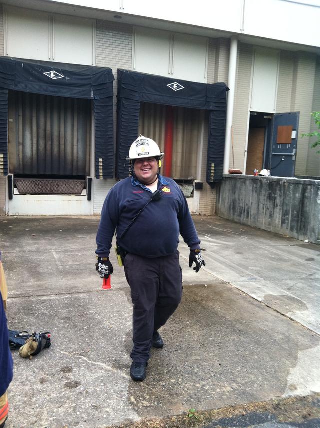Deputy Chief Springer running training